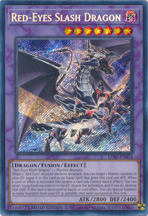 Red-Eyes Slash Dragon [LDS1-EN014] Secret Rare | Dragon's Lair Comics and Fantasy Houston TX