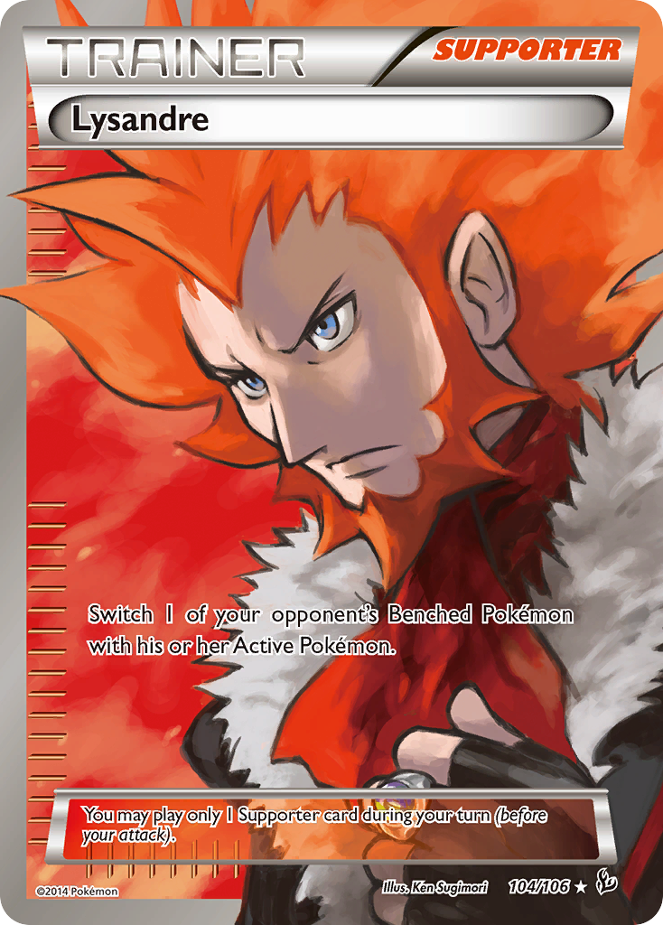 Lysandre (104/106) [XY: Flashfire] | Dragon's Lair Comics and Fantasy Houston TX