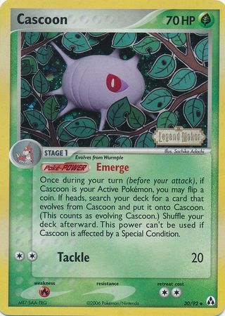 Cascoon (30/92) (Stamped) [EX: Legend Maker] | Dragon's Lair Comics and Fantasy Houston TX