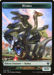 Beast (010) // Hydra Double-Sided Token [Commander 2020 Tokens] | Dragon's Lair Comics and Fantasy Houston TX