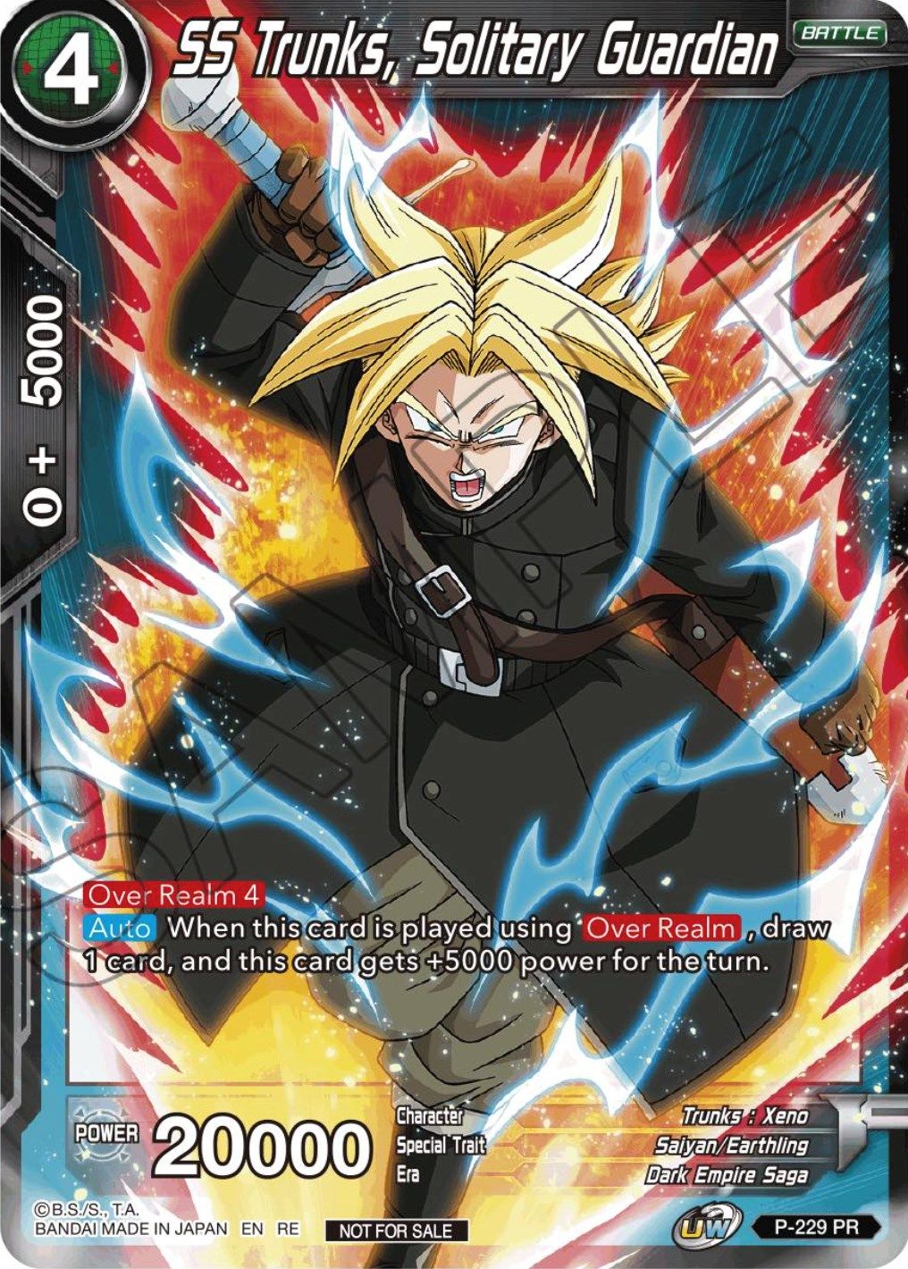 SS Trunks, Solitary Guardian (Championship Selection Pack 2023 Vol.1) (P-229) [Tournament Promotion Cards] | Dragon's Lair Comics and Fantasy Houston TX