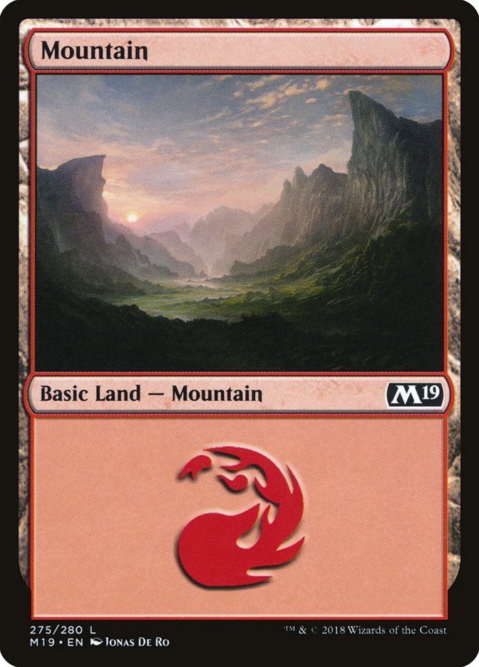 Mountain (275) [Core Set 2019] | Dragon's Lair Comics and Fantasy Houston TX