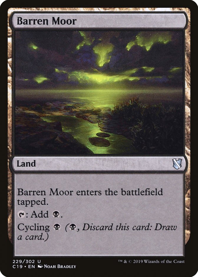 Barren Moor [Commander 2019] | Dragon's Lair Comics and Fantasy Houston TX