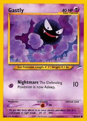 Gastly (65/105) [Neo Destiny Unlimited] | Dragon's Lair Comics and Fantasy Houston TX