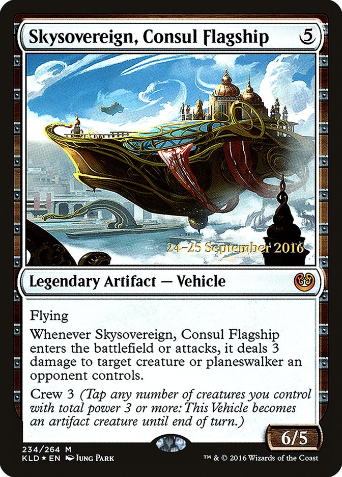 Skysovereign, Consul Flagship [Kaladesh Prerelease Promos] | Dragon's Lair Comics and Fantasy Houston TX