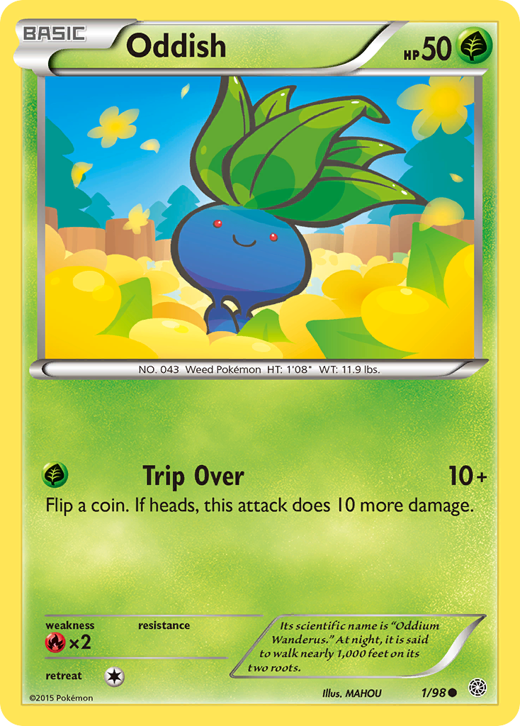 Oddish (1/98) [XY: Ancient Origins] | Dragon's Lair Comics and Fantasy Houston TX