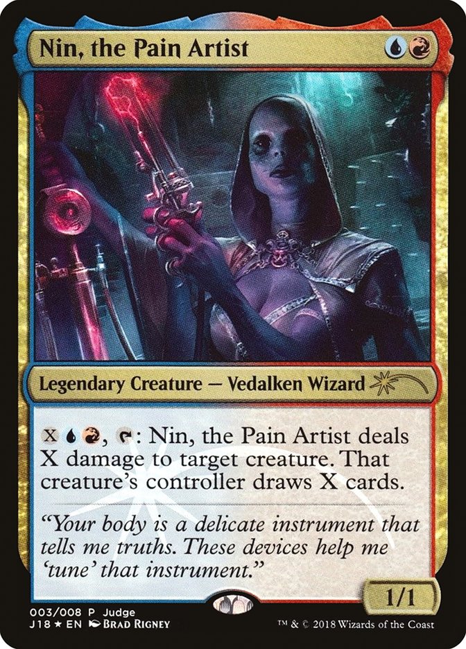 Nin, the Pain Artist [Judge Gift Cards 2018] | Dragon's Lair Comics and Fantasy Houston TX