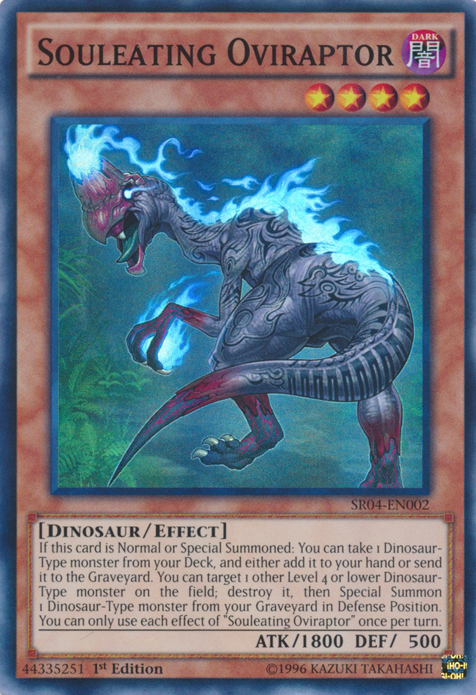 Souleating Oviraptor [SR04-EN002] Super Rare | Dragon's Lair Comics and Fantasy Houston TX