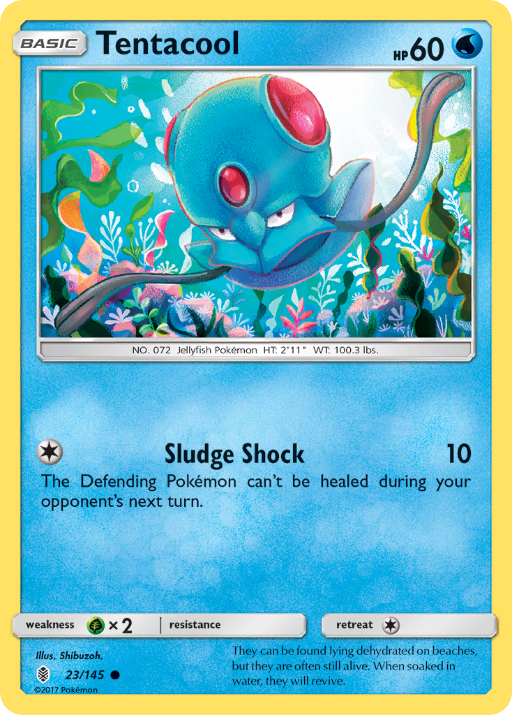 Tentacool (23/145) [Sun & Moon: Guardians Rising] | Dragon's Lair Comics and Fantasy Houston TX