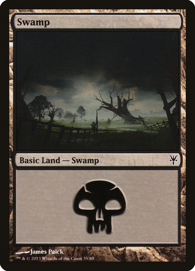 Swamp (35) [Duel Decks: Sorin vs. Tibalt] | Dragon's Lair Comics and Fantasy Houston TX