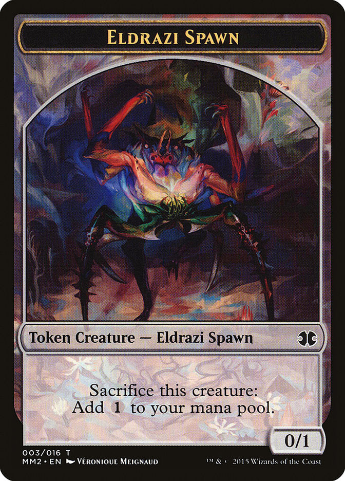 Eldrazi Spawn Token (003/016) [Modern Masters 2015 Tokens] | Dragon's Lair Comics and Fantasy Houston TX