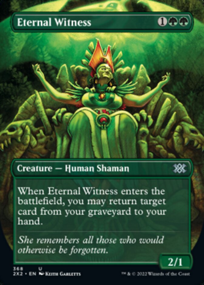 Eternal Witness (Borderless Alternate Art) [Double Masters 2022] | Dragon's Lair Comics and Fantasy Houston TX