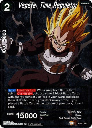 Vegeta, Time Regulator (Championship Final 2019) (P-142) [Tournament Promotion Cards] | Dragon's Lair Comics and Fantasy Houston TX