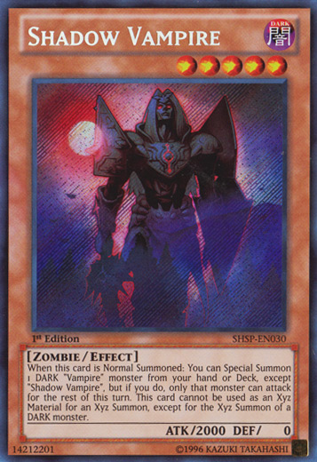 Shadow Vampire [SHSP-EN030] Secret Rare | Dragon's Lair Comics and Fantasy Houston TX