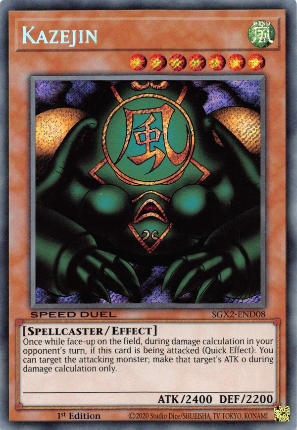 Kazejin [SGX2-END08] Secret Rare | Dragon's Lair Comics and Fantasy Houston TX