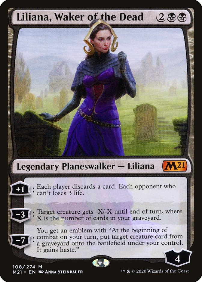 Liliana, Waker of the Dead [Core Set 2021] | Dragon's Lair Comics and Fantasy Houston TX