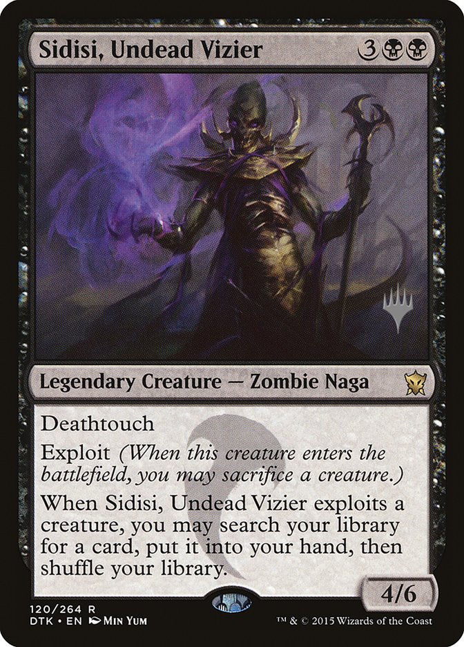 Sidisi, Undead Vizier (Promo Pack) [Dragons of Tarkir Promos] | Dragon's Lair Comics and Fantasy Houston TX