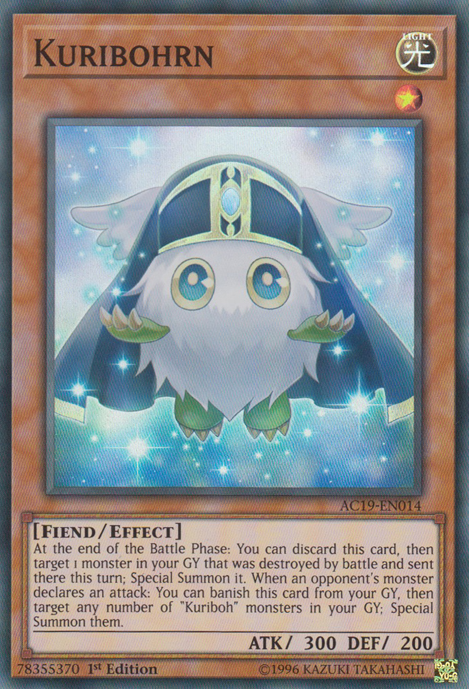 Kuribohrn [AC19-EN014] Super Rare | Dragon's Lair Comics and Fantasy Houston TX