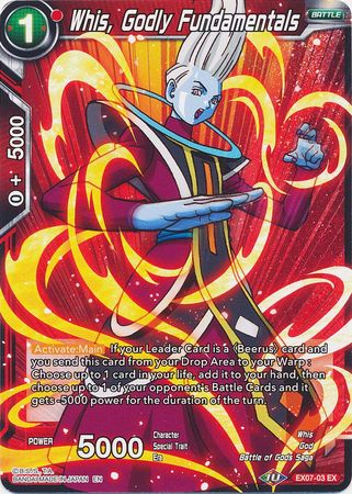 Whis, Godly Fundamentals (EX07-03) [Magnificent Collection Fusion Hero] | Dragon's Lair Comics and Fantasy Houston TX