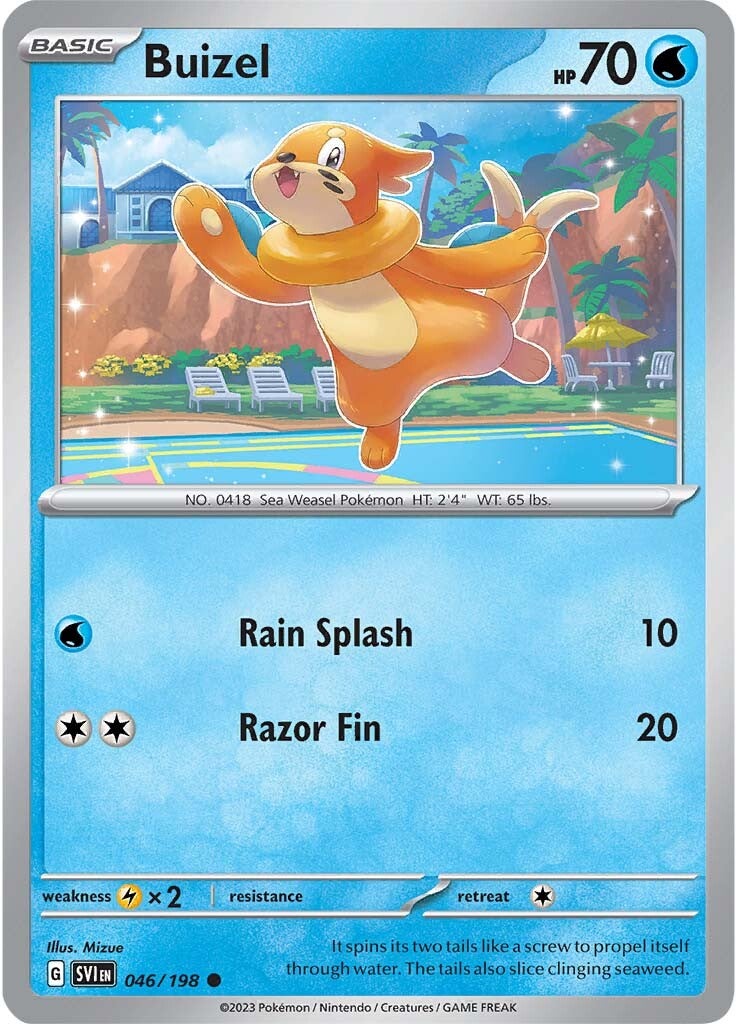 Buizel (046/198) [Scarlet & Violet: Base Set] | Dragon's Lair Comics and Fantasy Houston TX