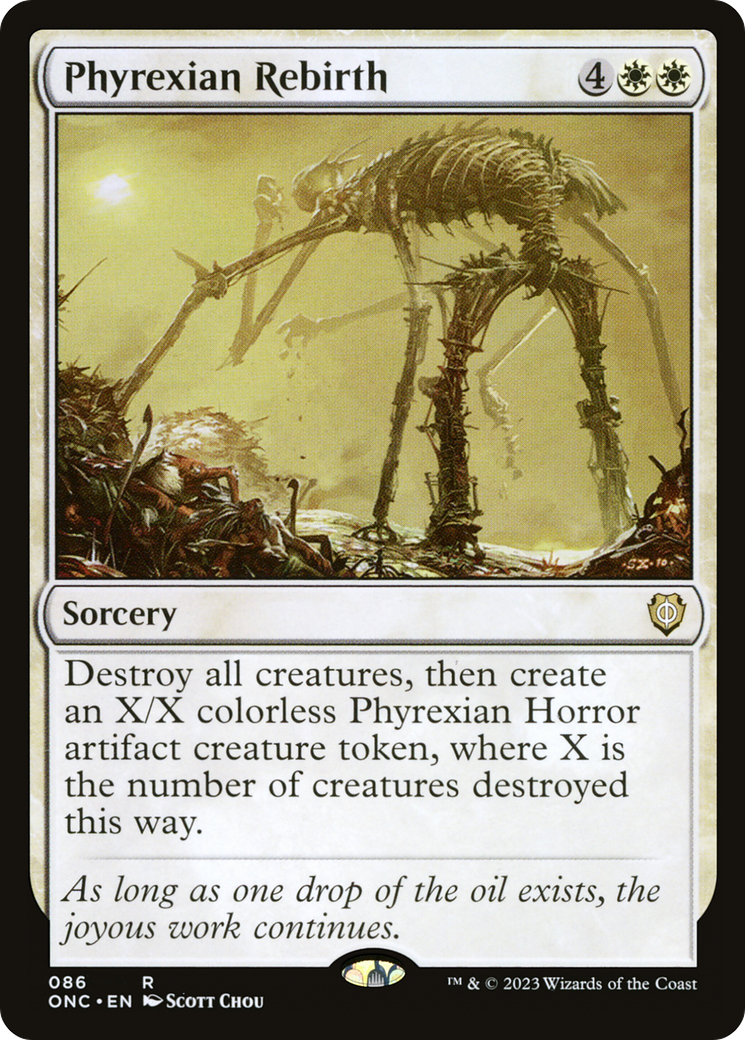 Phyrexian Rebirth [Phyrexia: All Will Be One Commander] | Dragon's Lair Comics and Fantasy Houston TX