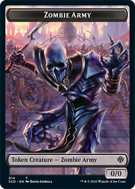 Zombie Army Double-Sided Token [Starter Commander Decks] | Dragon's Lair Comics and Fantasy Houston TX