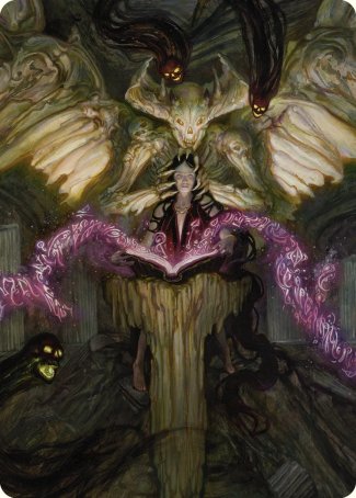 Demonic Tutor Art Card [Commander Masters Art Series] | Dragon's Lair Comics and Fantasy Houston TX