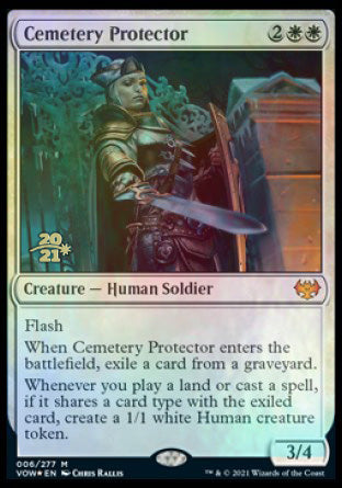 Cemetery Protector [Innistrad: Crimson Vow Prerelease Promos] | Dragon's Lair Comics and Fantasy Houston TX