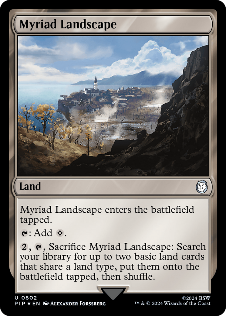 Myriad Landscape (Surge Foil) [Fallout] | Dragon's Lair Comics and Fantasy Houston TX