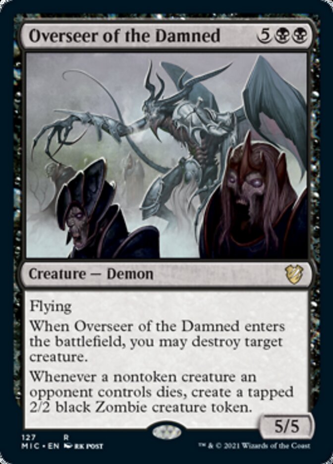 Overseer of the Damned [Innistrad: Midnight Hunt Commander] | Dragon's Lair Comics and Fantasy Houston TX