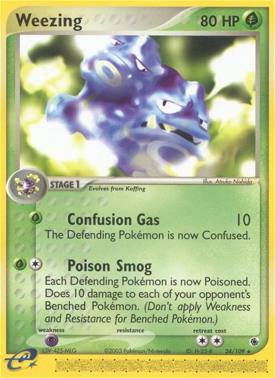 Weezing (24/109) [EX: Ruby & Sapphire] | Dragon's Lair Comics and Fantasy Houston TX