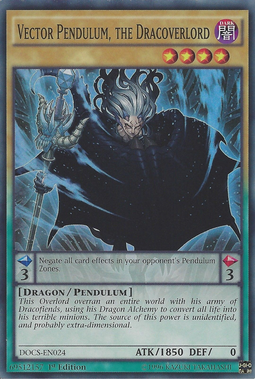 Vector Pendulum, the Dracoverlord [DOCS-EN024] Super Rare | Dragon's Lair Comics and Fantasy Houston TX