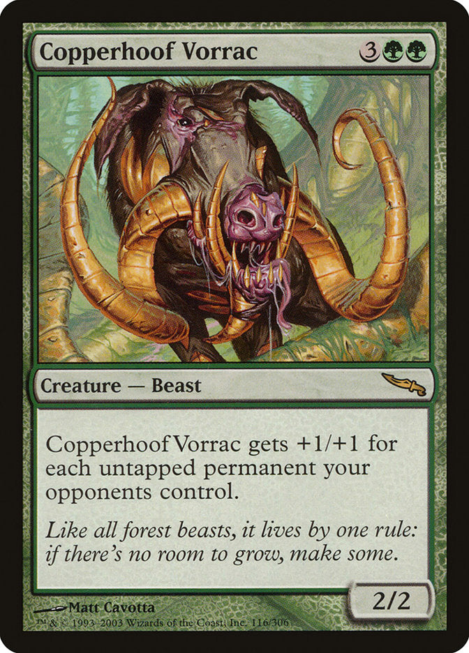 Copperhoof Vorrac [Mirrodin] | Dragon's Lair Comics and Fantasy Houston TX