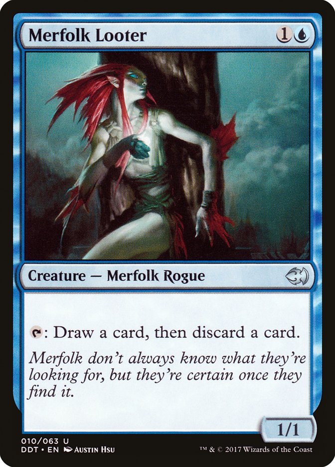 Merfolk Looter [Duel Decks: Merfolk vs. Goblins] | Dragon's Lair Comics and Fantasy Houston TX