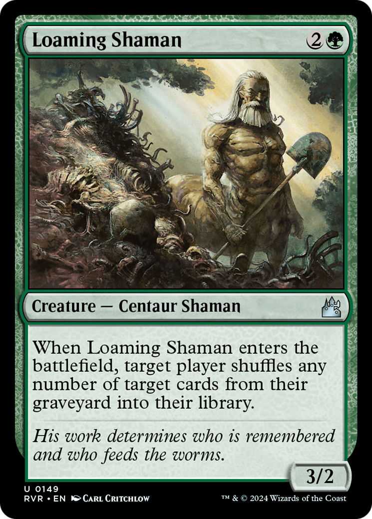 Loaming Shaman [Ravnica Remastered] | Dragon's Lair Comics and Fantasy Houston TX