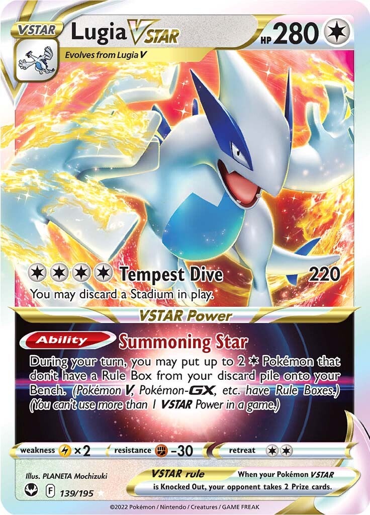 Lugia VSTAR (139/195) [Sword & Shield: Silver Tempest] | Dragon's Lair Comics and Fantasy Houston TX