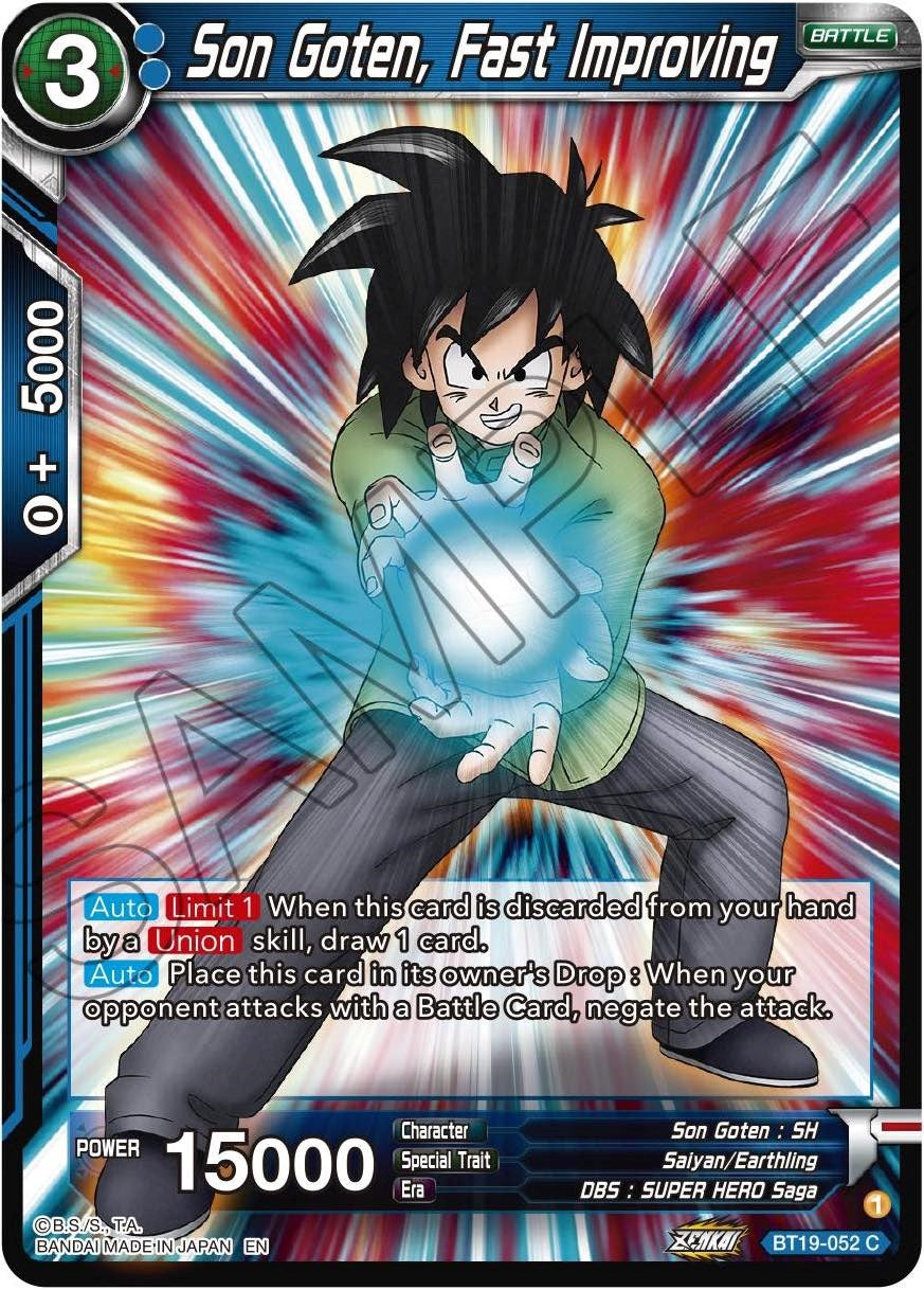 Son Goten, Fast Improving (BT19-052) [Fighter's Ambition] | Dragon's Lair Comics and Fantasy Houston TX