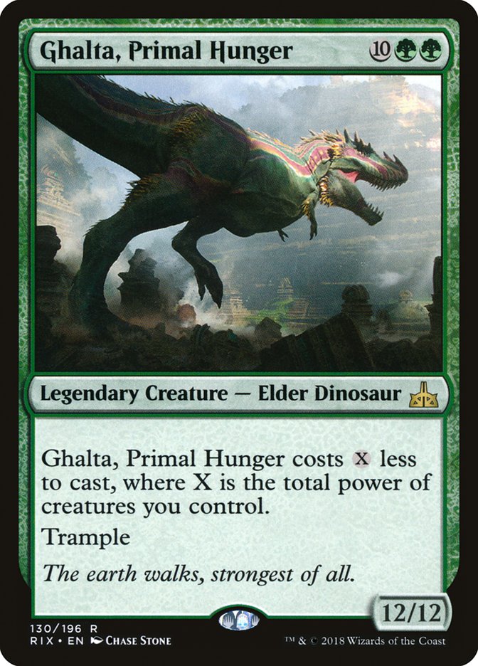 Ghalta, Primal Hunger [Rivals of Ixalan] | Dragon's Lair Comics and Fantasy Houston TX