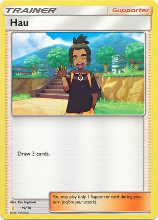 Hau (19/30) [Sun & Moon: Trainer Kit - Alolan Raichu] | Dragon's Lair Comics and Fantasy Houston TX