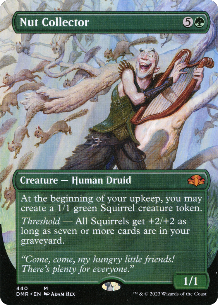 Nut Collector (Borderless Alternate Art) [Dominaria Remastered] | Dragon's Lair Comics and Fantasy Houston TX