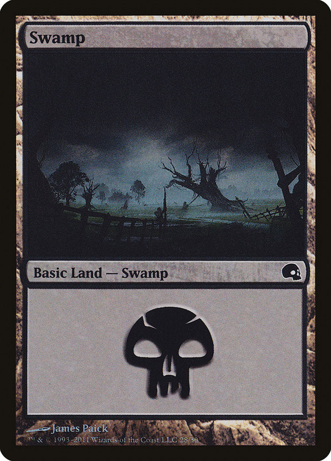 Swamp (28) [Premium Deck Series: Graveborn] | Dragon's Lair Comics and Fantasy Houston TX