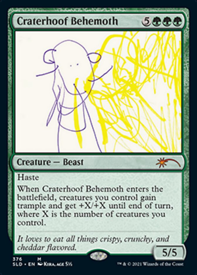 Craterhoof Behemoth (376) [Secret Lair Drop Series] | Dragon's Lair Comics and Fantasy Houston TX