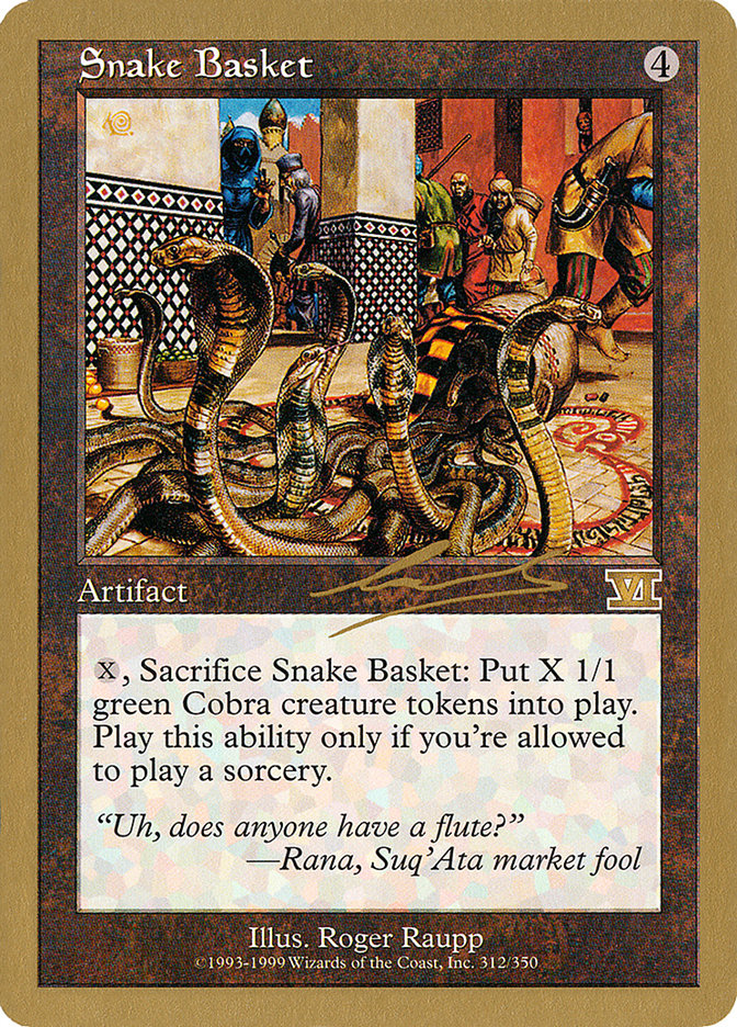 Snake Basket (Nicolas Labarre) [World Championship Decks 2000] | Dragon's Lair Comics and Fantasy Houston TX