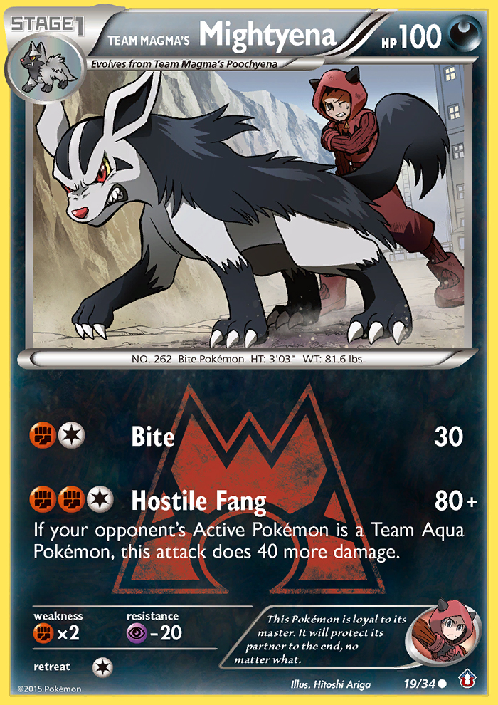 Team Magma's Mightyena (19/34) [XY: Double Crisis] | Dragon's Lair Comics and Fantasy Houston TX