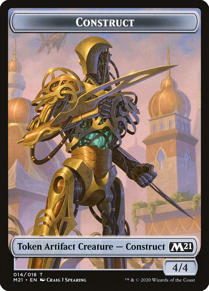 Construct Token [Core Set 2021 Tokens] | Dragon's Lair Comics and Fantasy Houston TX