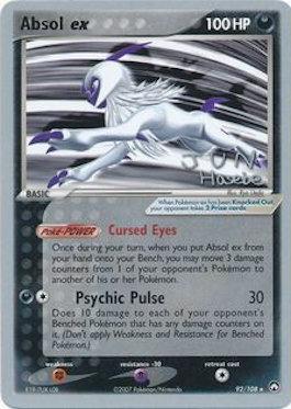 Absol ex (92/108) (Flyvees - Jun Hasebe) [World Championships 2007] | Dragon's Lair Comics and Fantasy Houston TX