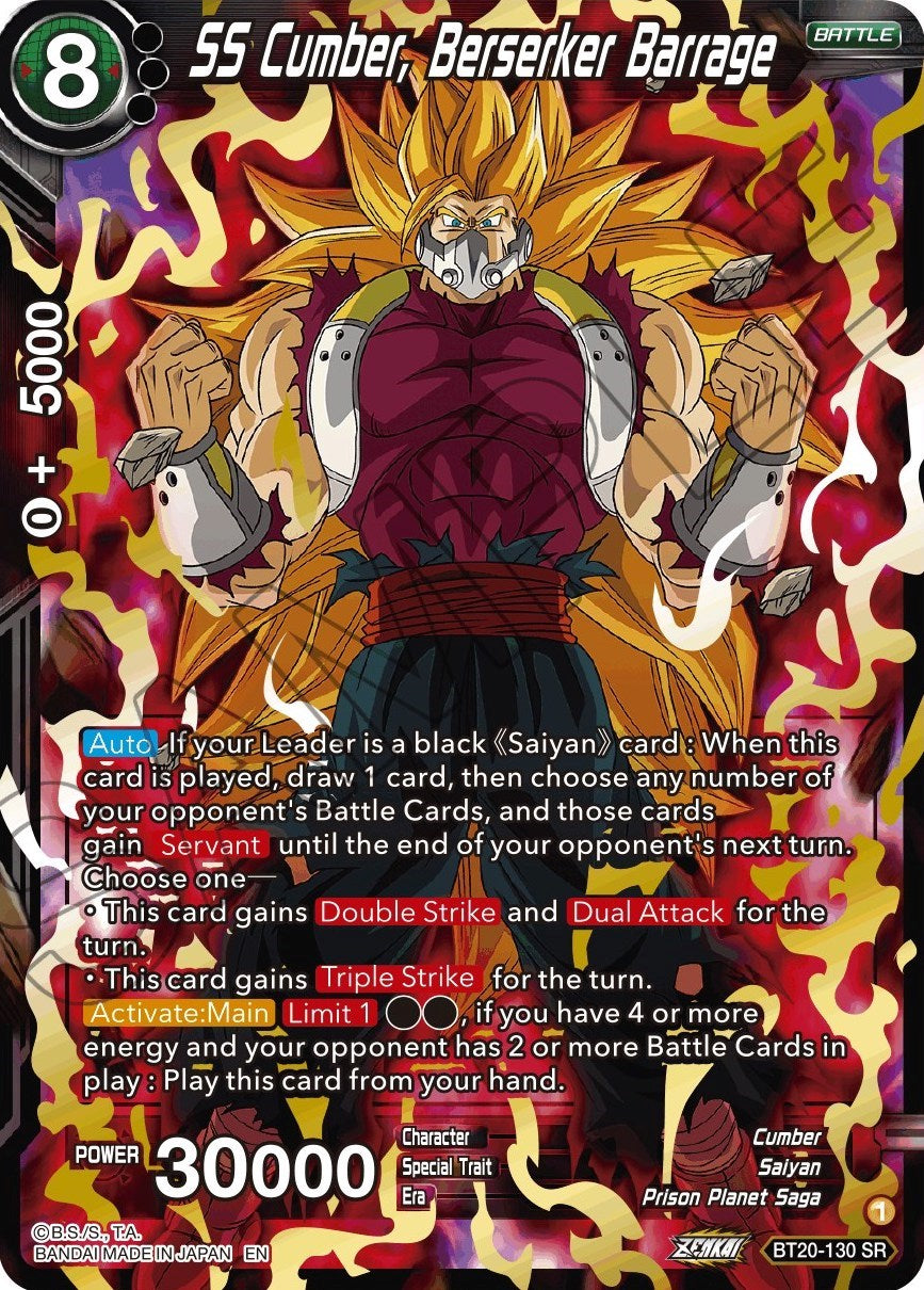 SS Cumber, Berserker Barrage (BT20-130) [Power Absorbed] | Dragon's Lair Comics and Fantasy Houston TX