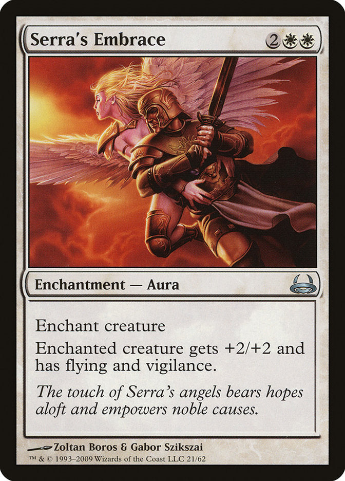 Serra's Embrace [Duel Decks: Divine vs. Demonic] | Dragon's Lair Comics and Fantasy Houston TX