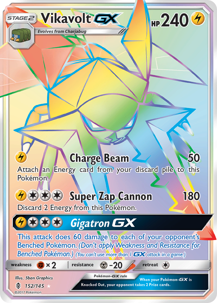 Vikavolt GX (152/145) [Sun & Moon: Guardians Rising] | Dragon's Lair Comics and Fantasy Houston TX