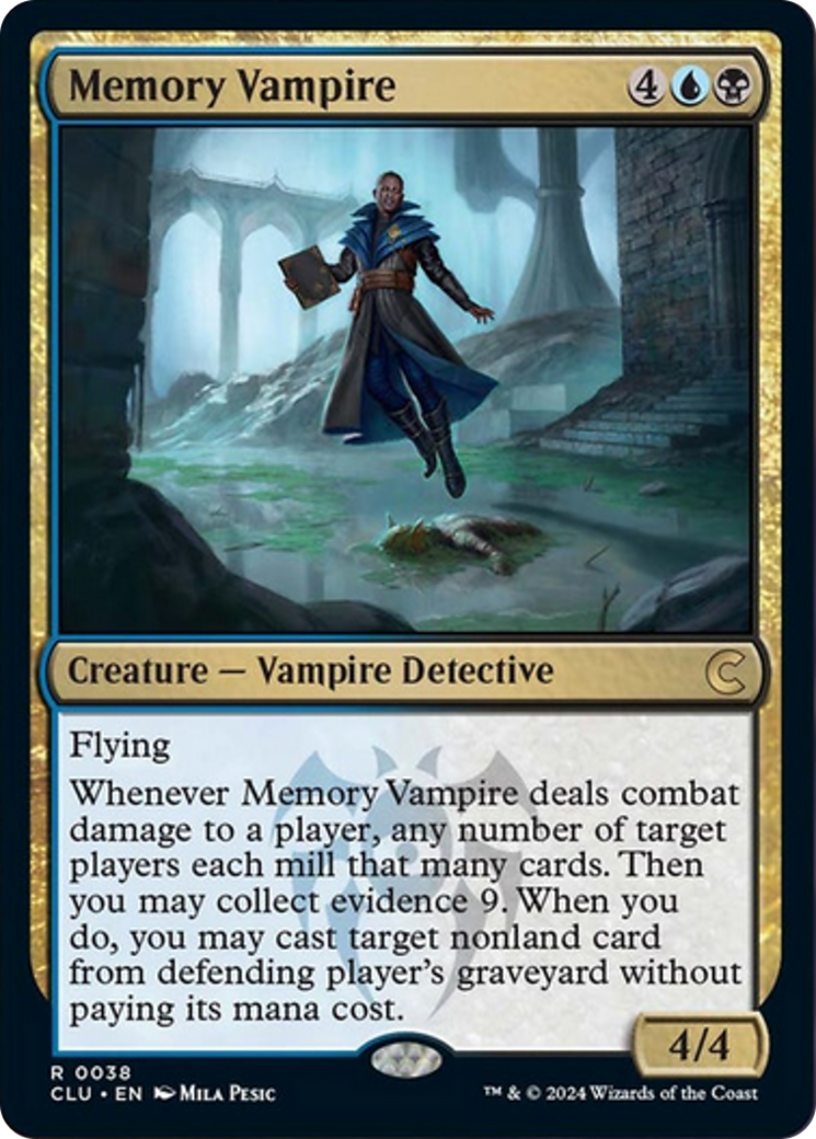 Memory Vampire [Ravnica: Clue Edition] | Dragon's Lair Comics and Fantasy Houston TX